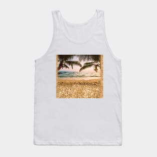 Palm beach glitter Tank Top